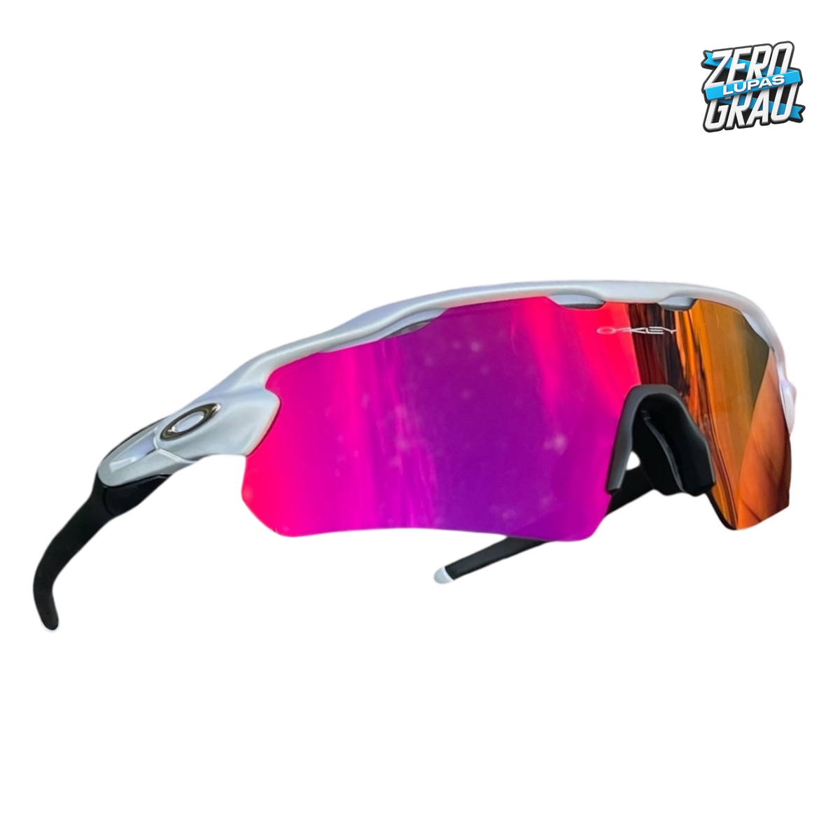 Óculos de Sol Radar Ev Branco e Prata - Performance Uv400 ZGL®