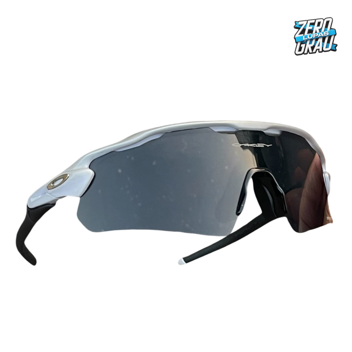 Óculos de Sol Radar Ev Branco e Prata - Performance Uv400 ZGL®