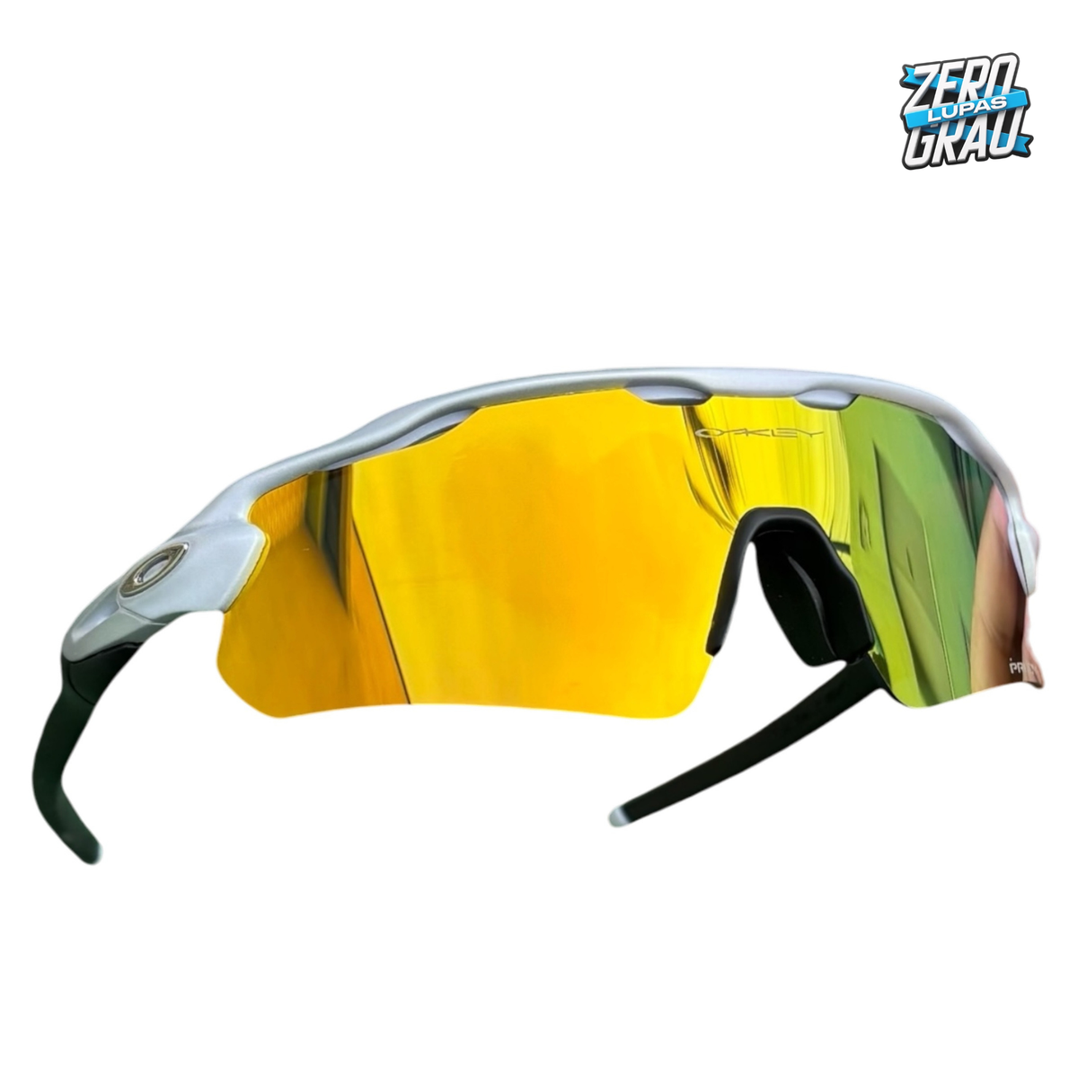 Óculos de Sol Radar Ev Branco e Prata - Performance Uv400 ZGL®