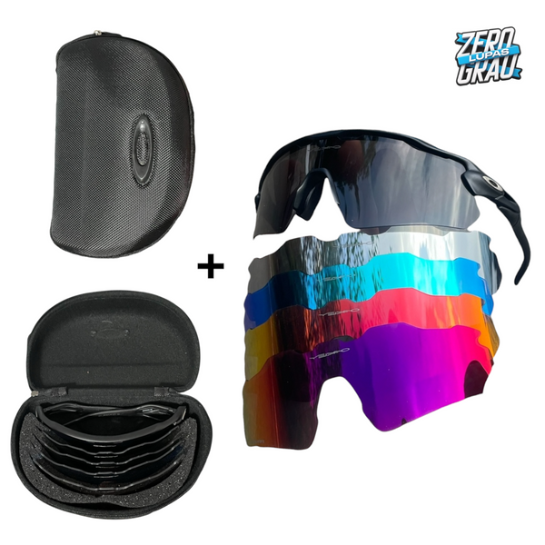 Óculos de Sol Radar EV + 5 Lentes + Estojo - Performance UV400 ZGL®