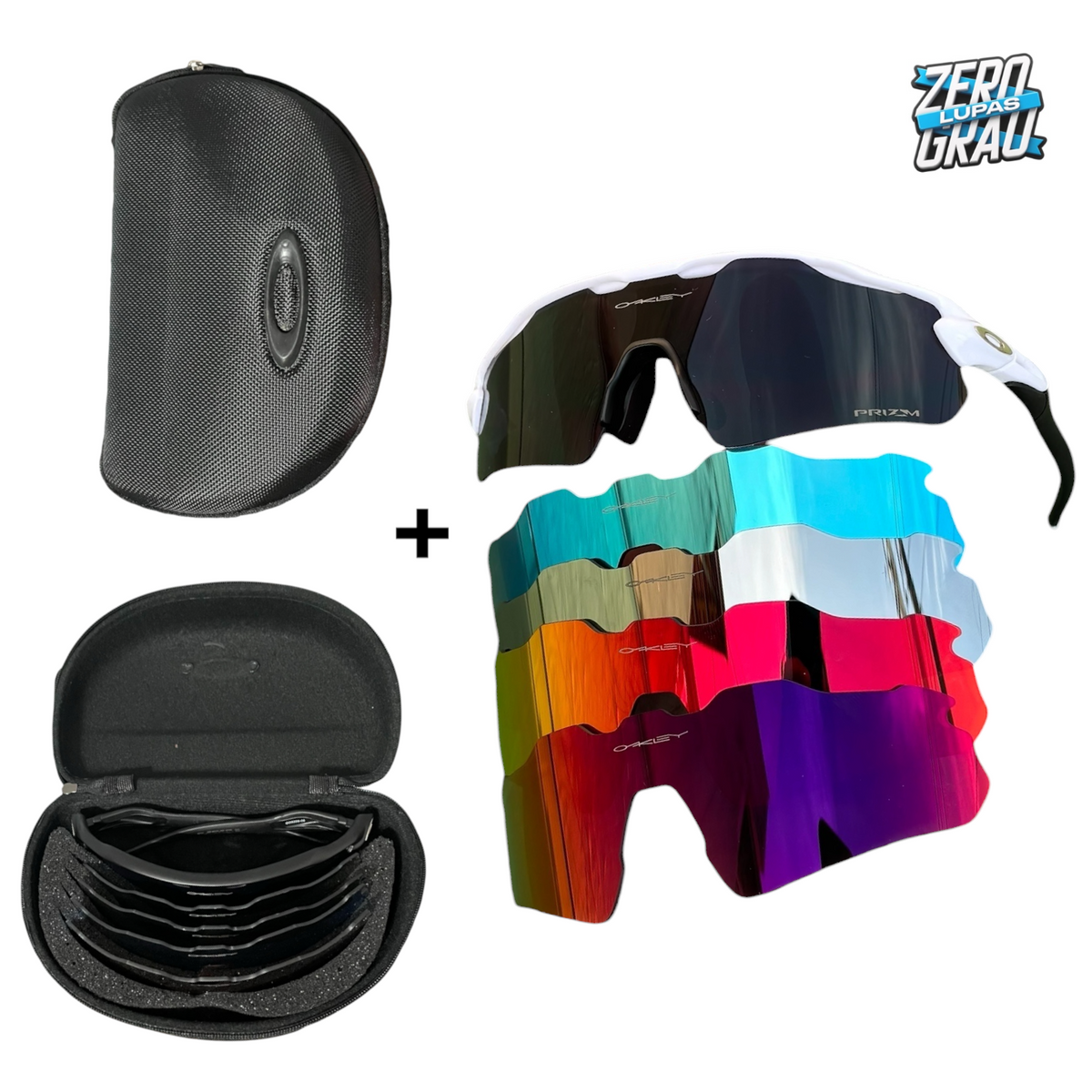Óculos de Sol Radar EV + 5 Lentes + Estojo - Performance UV400 ZGL®